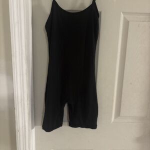 AQ-SPORT Camisole Short Unitard Black Athletic Yoga Sports Women’s  Size Small